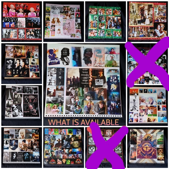 Van Gogh Pop Culture Parody Wall Art Disney Comics Collage Poster - Picture 12 of 13